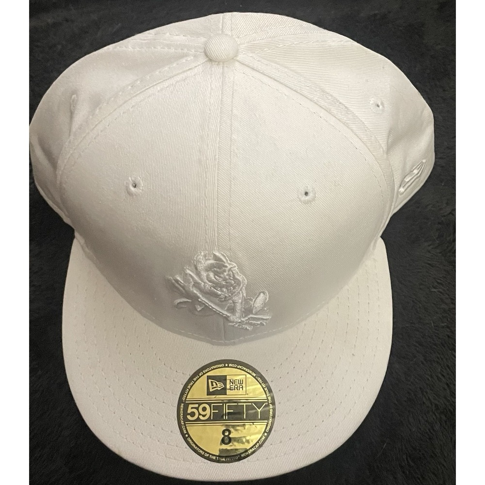 New Era Arizona State Sun Devils White  Cap Hat Fitted Sz 8 New